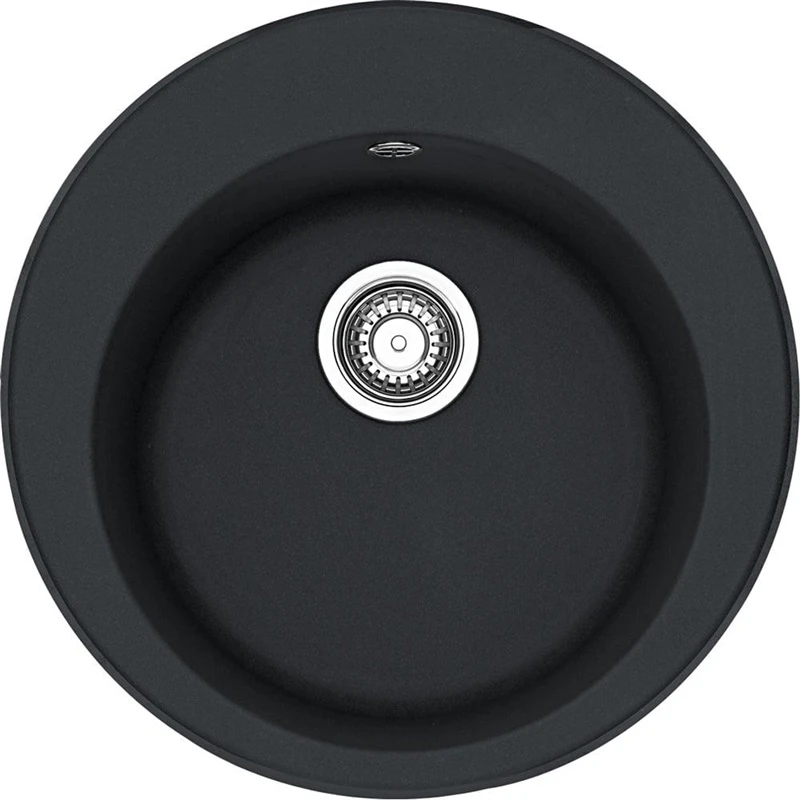 Granitinė plautuvė Franke Ronda, ROG 610-41, užkemšamas ventilis, Onyx