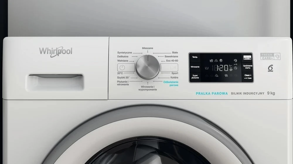 Laisvai pastatoma skalbimo mašina Whirlpool FFB 9258 SV EN 9kg, 1200 aps./min, baltas