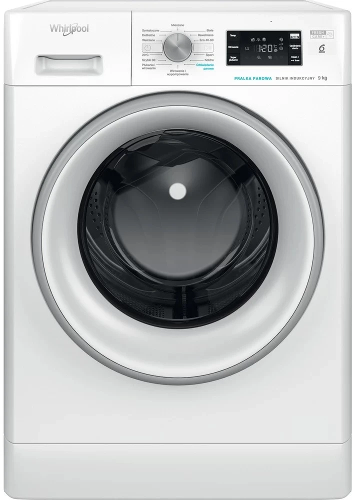 Laisvai pastatoma skalbimo mašina Whirlpool FFB 9258 SV EN 9kg, 1200 aps./min, baltas