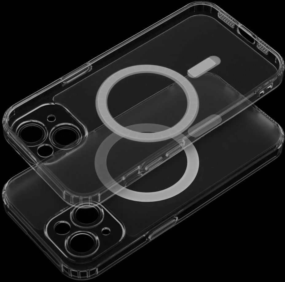 Oem Originalus „iPhone 11 PRO MAX“ dėklas, suderinamas su „MagSafe“ (fotoaparato apsauga), permatomas, sušalęs.