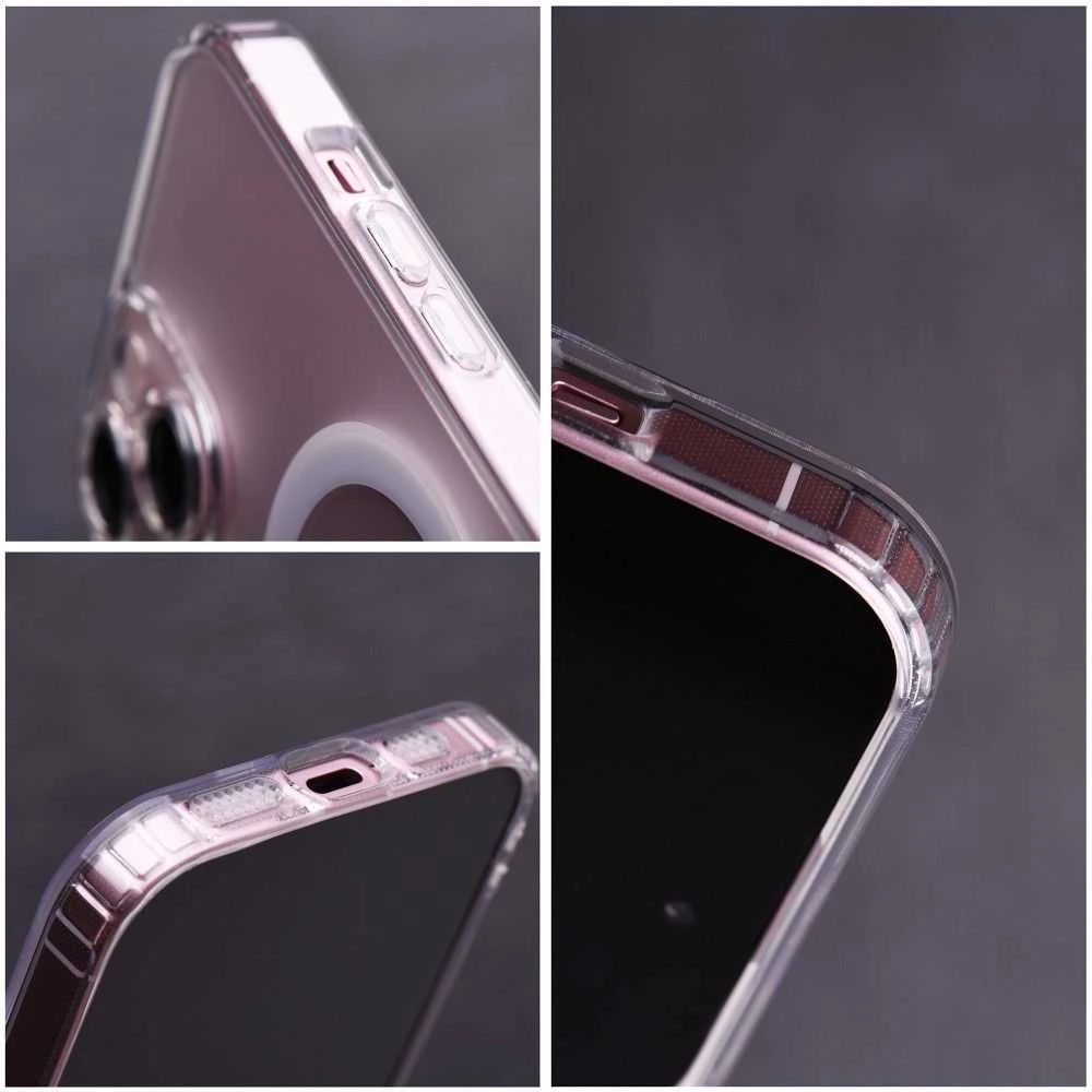 Oem Originalus „iPhone 11 PRO MAX“ dėklas, suderinamas su „MagSafe“ (fotoaparato apsauga), permatomas, sušalęs.