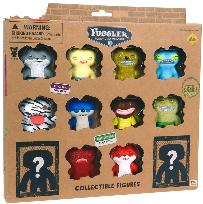 Pmi Kids World FUGGLER S1 KOLEKCINIŲ FIGŪRĖLIŲ 12 PAKUOTĖ PRABANGIOJE DĖŽUTĖJE C