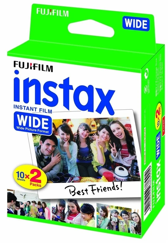 FujiFilm Instax Wide Glossy (10plx2) momentinės fotoplokštelės