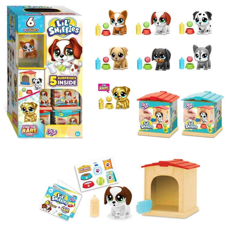 Funville Figūrėlių rinkinys Lil Sniffles Doggies