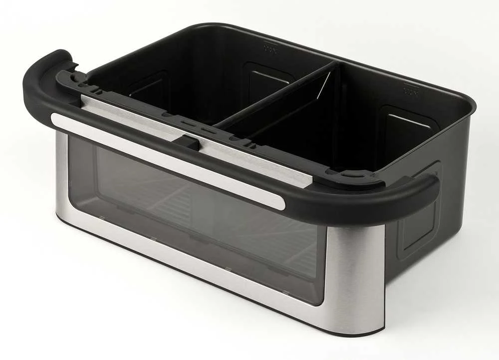 Gruzdintuvė G3Ferrari G3 Ferrari G10223 fryer Double 12 L Stand-alone 2200 W Hot air fryer Juodas, Nerūdijantis plienas