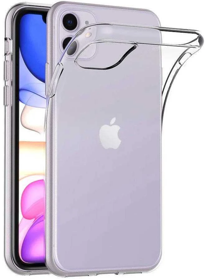 OEM dėklas, skirtas iPhone 11 galiniam dėklui, itin plonas, 0,5 mm, skaidrus