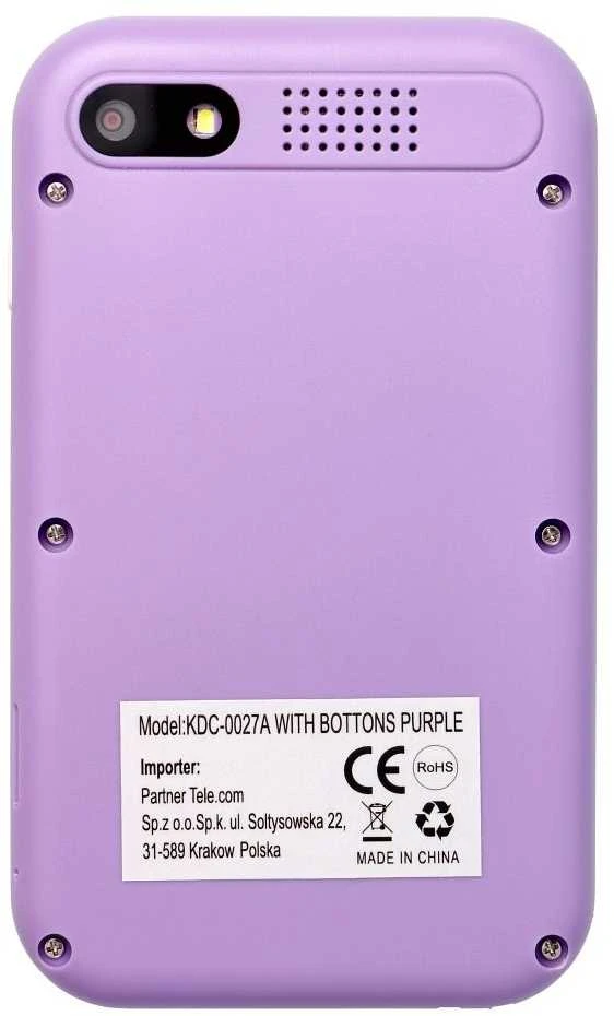 Oem Game console for kids with IPS display 2,4" su mygtukais KDC-0027A violetinė