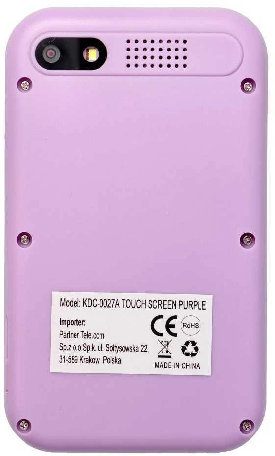 OEM žaidimų konsolė vaikams su lietimui jautriu ekranu 2,8" KDC-0027A violetinė