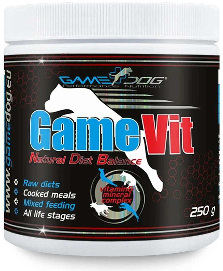 GAME DOG GameVit Natural Diet Balance - papildai šunims - 250 g