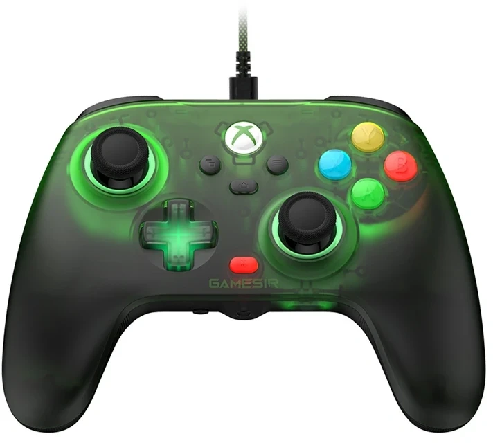 „GameSir T7 Pro“ daugiaplatformė žaidimų pultelis – „Retro Žalias“ (Hall efekto trigeriai), licencijuotas „XBOX“
