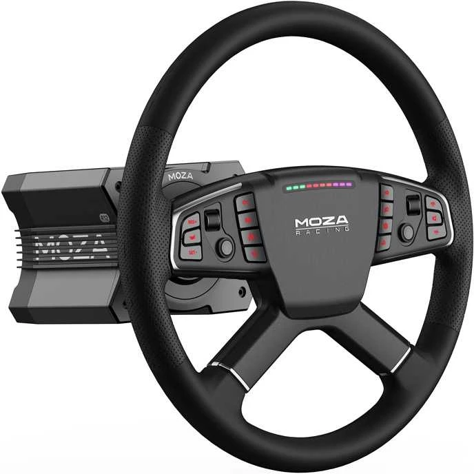 Žaidimų vairas Moza Racing RS071 Truck Driving Simulator Bundle – juodos spalvos