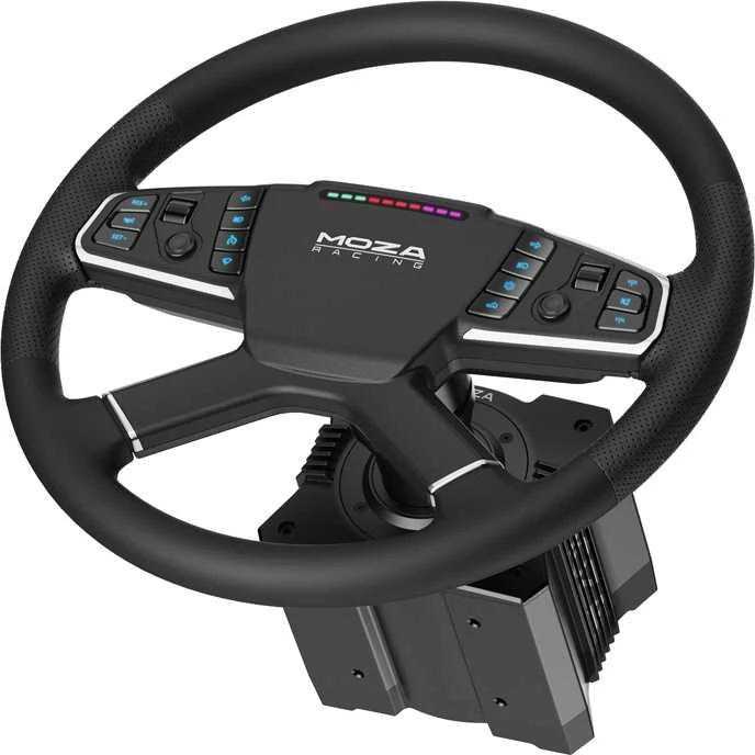 Žaidimų vairas Moza Racing RS071 Truck Driving Simulator Bundle – juodos spalvos