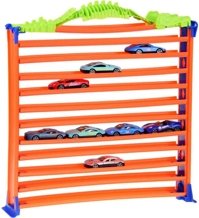 Jokomisiada Garažo automobilių stovėjimo aikštelė „Track Loop 2in1 Springs Springs 8 PCS