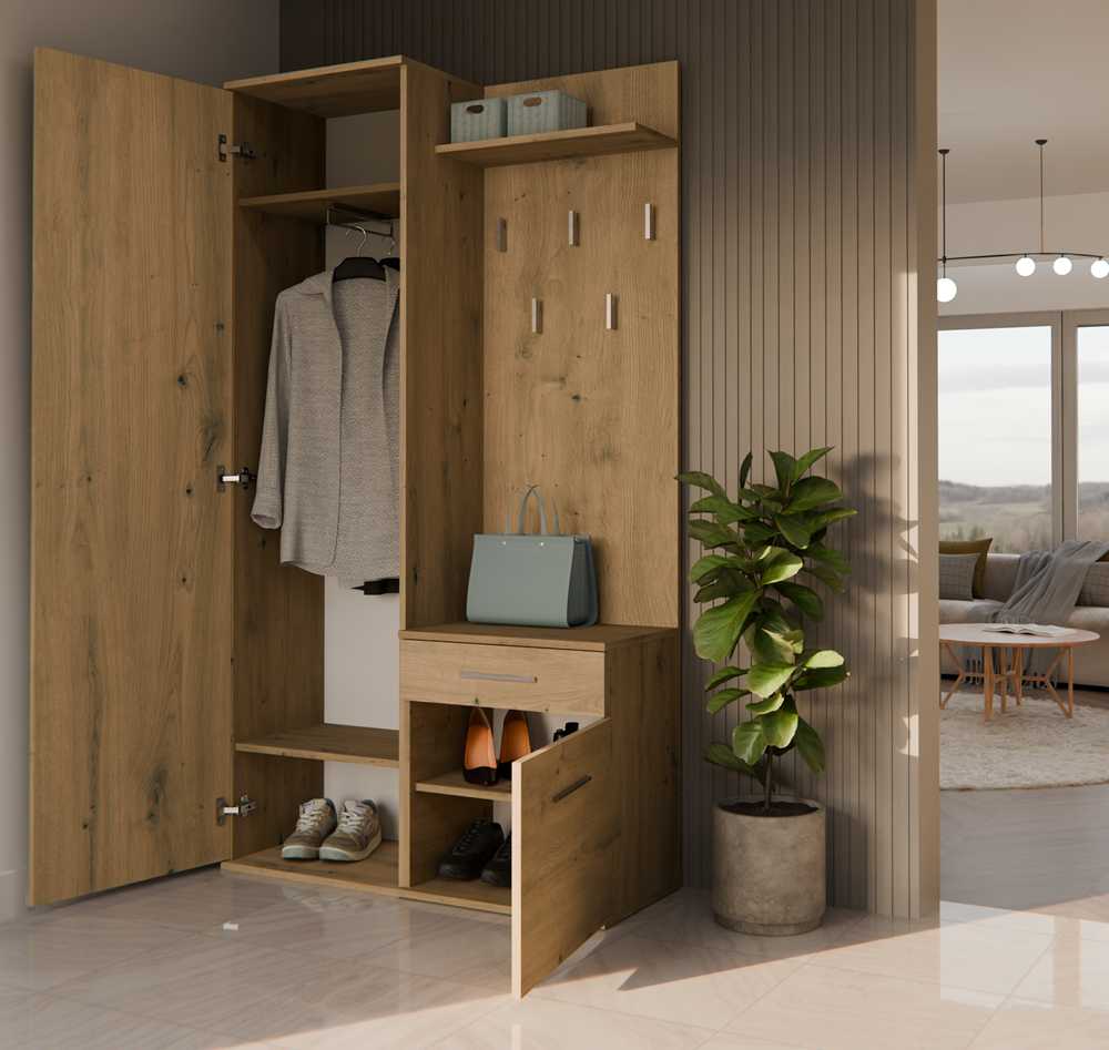 Top E Shop Prieškambario Spintelė - Topeshop Gar Duo Artisan