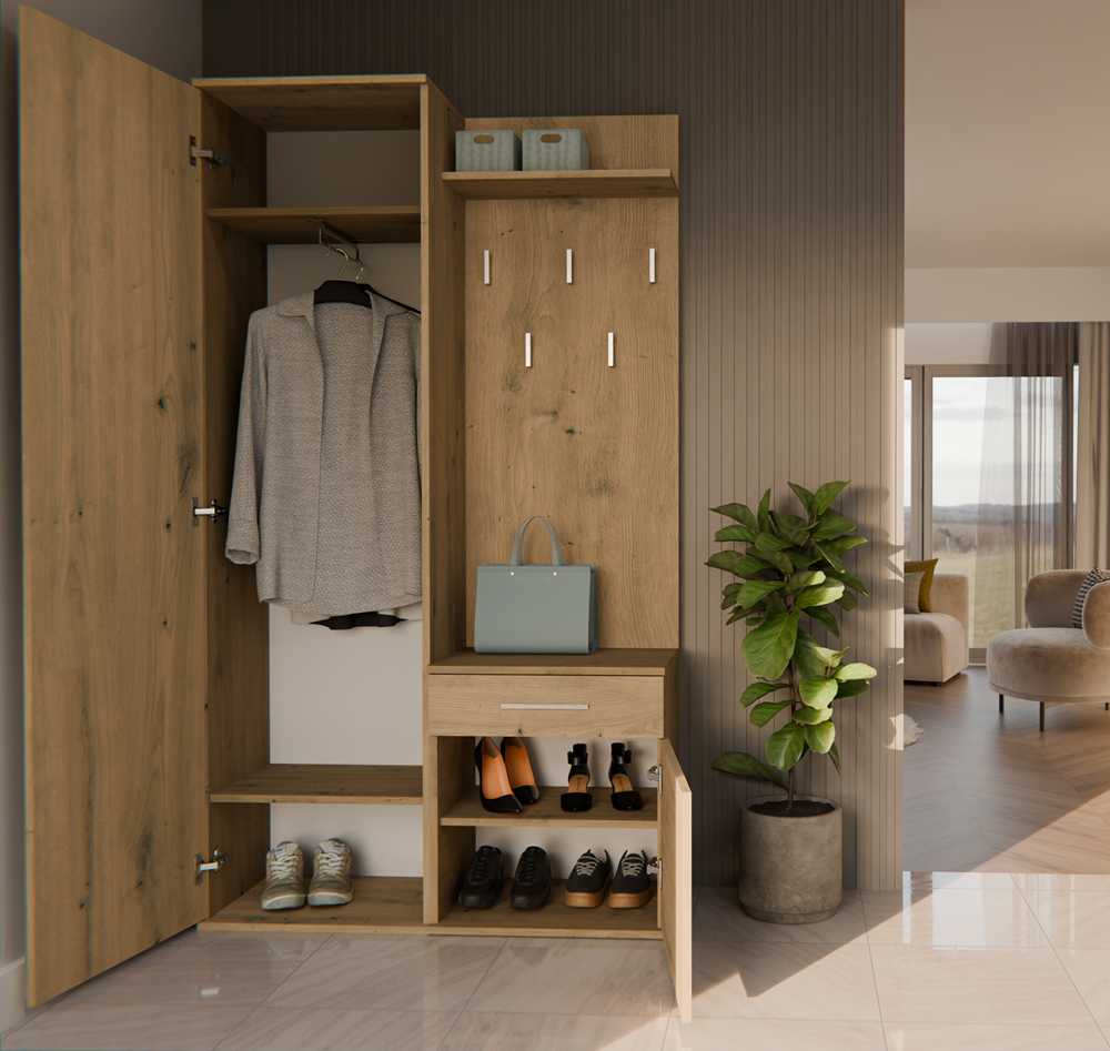 Top E Shop Prieškambario Spintelė - Topeshop Gar Duo Artisan