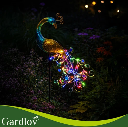 Gardlov 25281 peacock solar lamp