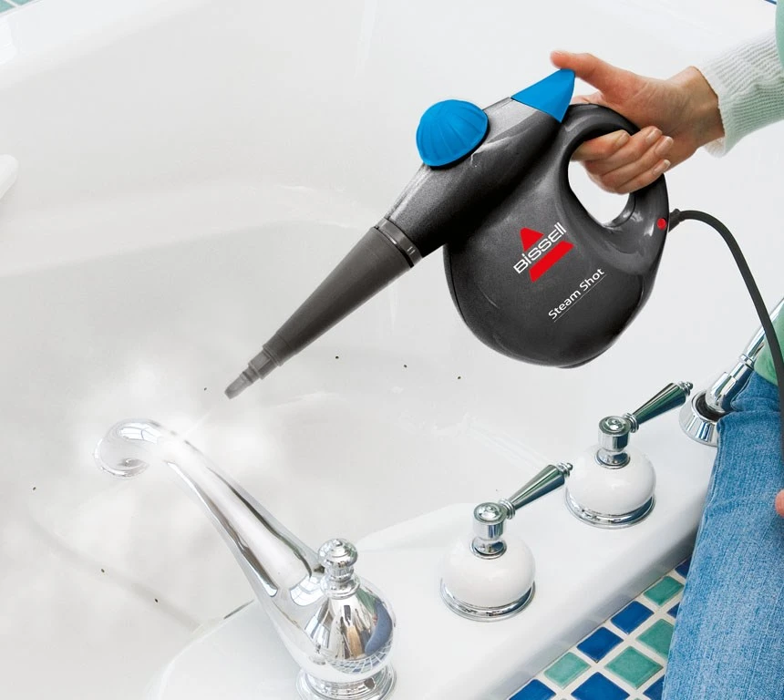 Bissell | Garinis valytuvas | SteamShot | Power 1050 W | Steam pressure 4.5 bar | Vanduo tank capacity 0.36 L | Mėlyna/Titanium