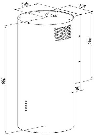 Ilgas dubuo AKPO WK-4 BALMERA WL SLIM baltas SEMI-MATTE T450 M3