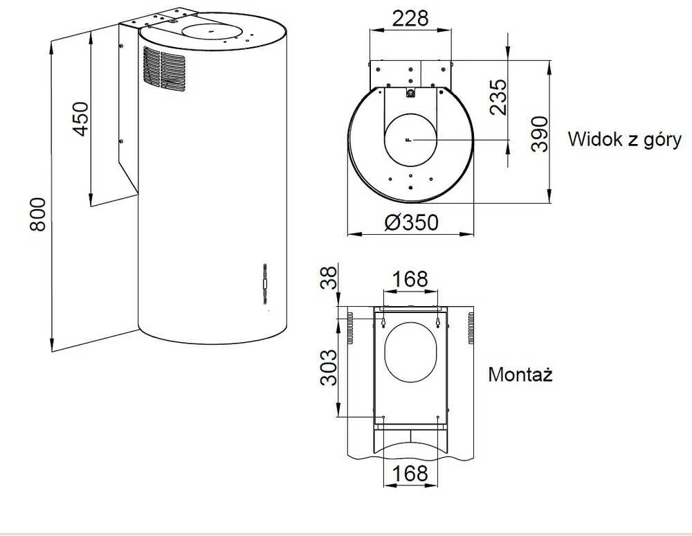 MAAN Elba2 W835 juodas canopy