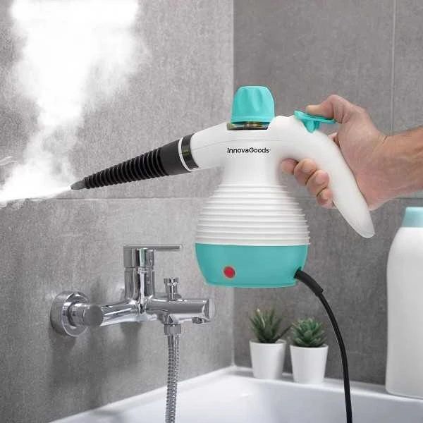 Garų valytuvas Universalus „9 viename“ rakinis garintuvas su priedais INNOVAGOODS STEANY 0,35 L 3 bar1000W