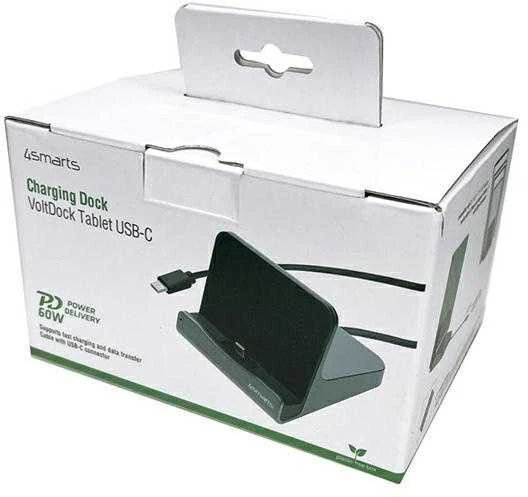 4smarts docking station planšetiniams kompiuteriams VoltDock USB-C 60W Gunmetal 462261