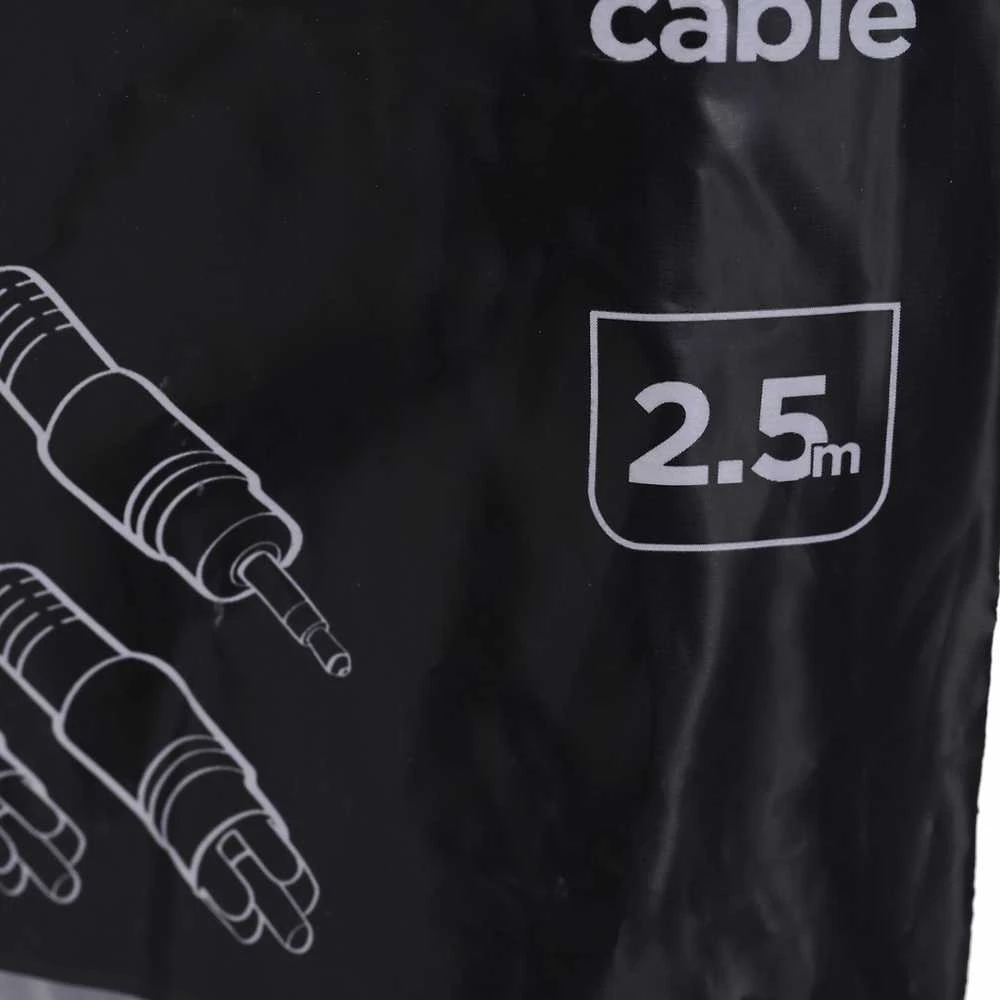 Gembird Cablexpert | 2.5m, 3.5mm/2xRCA, M/M | 3.5mm | 2 x RCA