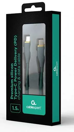 Gembird CC-USB2S-CMCM-1.5M-G USB cable USB 2.0 USB C Žalias