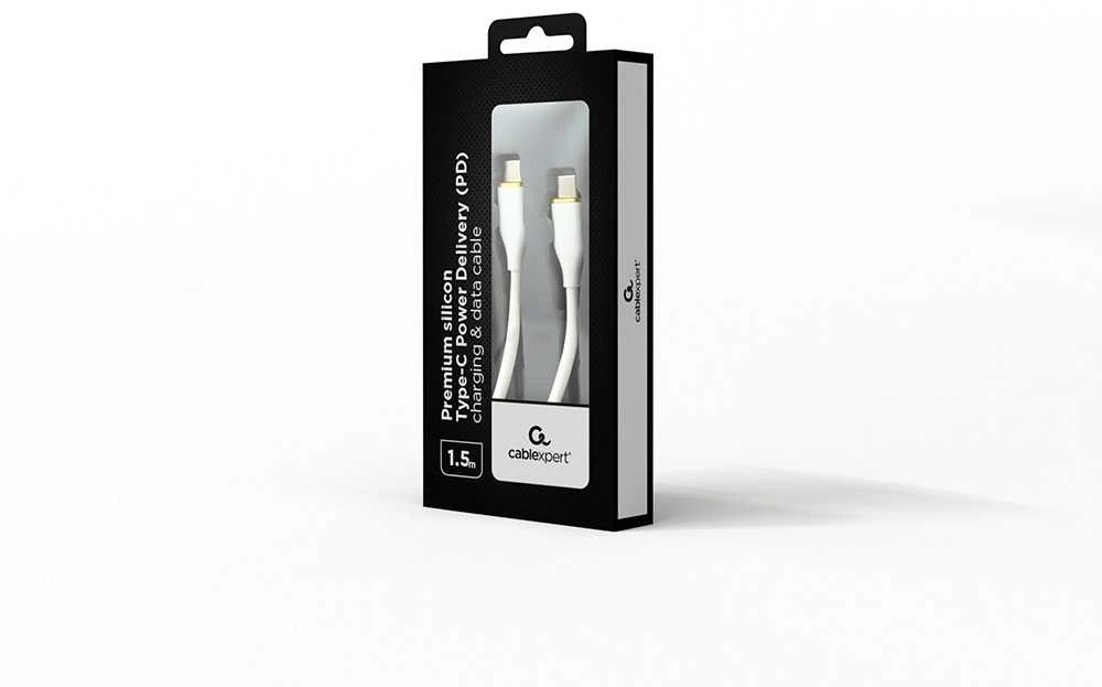 Gembird CC-USB2S-CMCM-1.5M-W USB kabelis USB 1.1 USB C Baltas