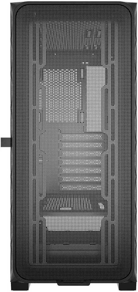 „Gembird CCC-FC-M200“ žaidimų ATX korpusas, „Fornax M200“, tinklelio, be ventiliatorių, juodas