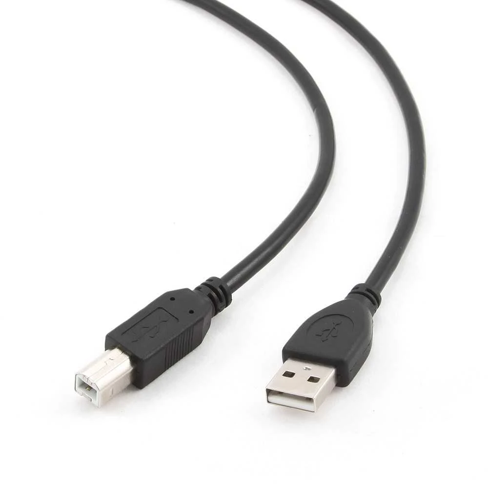 GEMBIRD CCP-USB2-AMBM-10 USB 2.0 A- B 3m cable juodos spalvos