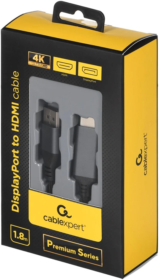 GEMBIRD DisplayPort į HDMI laidas Premium Series 1,8m