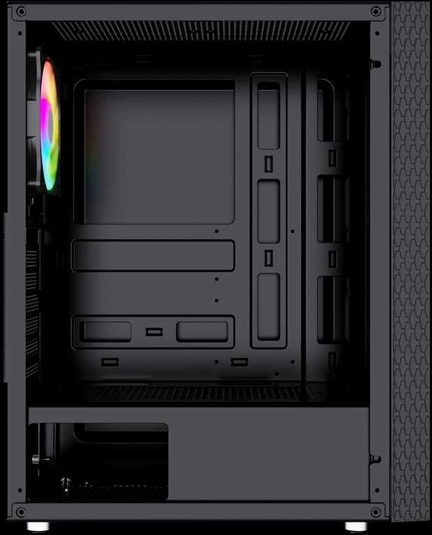 Kompiuterio korpusas GEMBIRD 2500 ATX, ARGB apšvietimas, juodas
