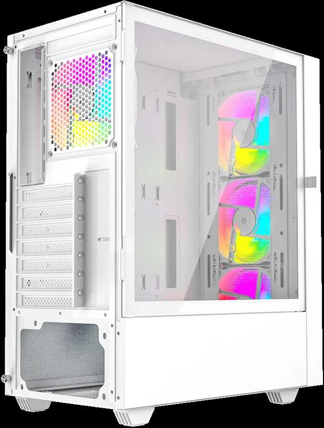 GEMBIRD kompiuterio dėklas Fornax 4000 ATX - ARGB apšvietimas baltas