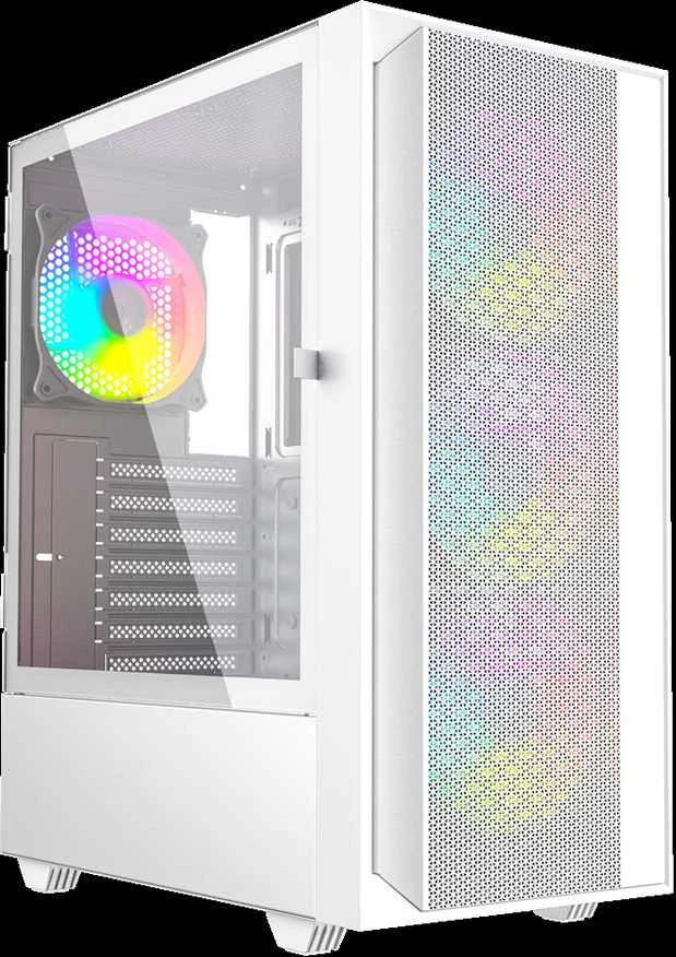 GEMBIRD kompiuterio dėklas Fornax 4000 ATX - ARGB apšvietimas baltas