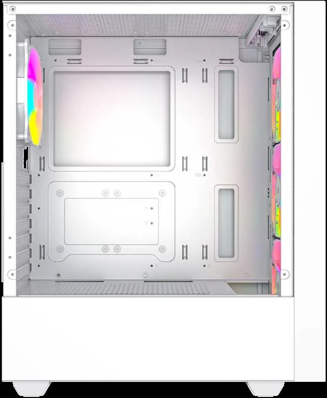 GEMBIRD kompiuterio dėklas Fornax 4000 ATX - ARGB apšvietimas baltas