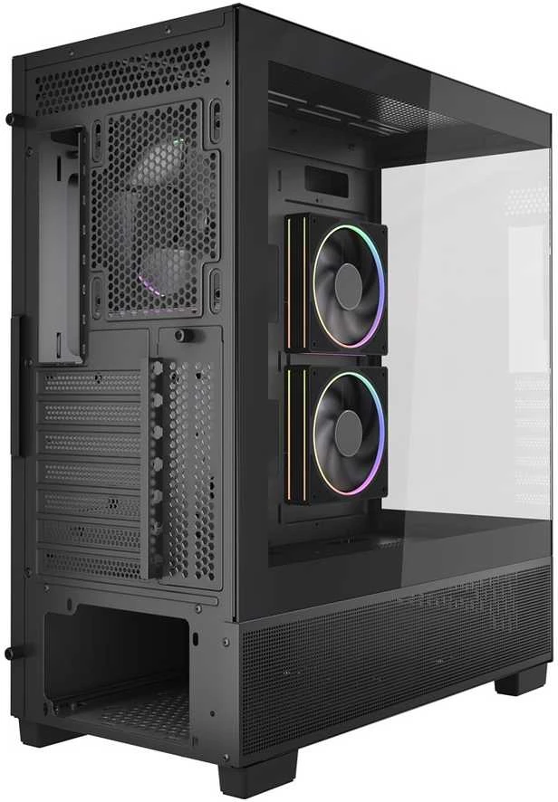 GEMBIRD žaidimų kompiuterio korpusas Fornax X550 2xUSB 3.0+ tipo C, 9x ventiliatoriai, PWM+ARGB