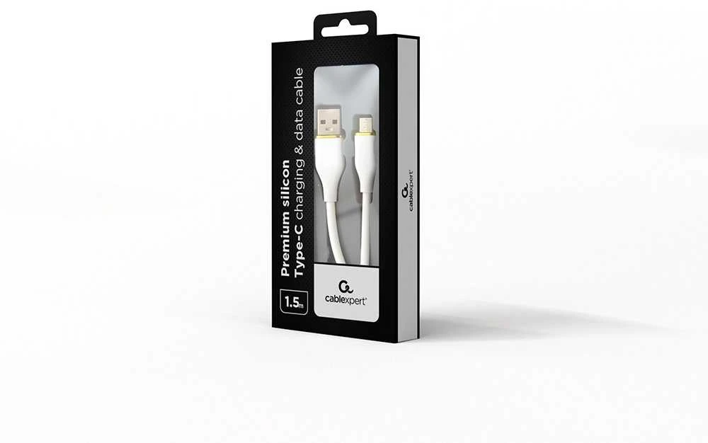 Gembird GMB Audio CC-USB2S-AMCM-1.5M-W USB kabelis USB 2.0 USB A USB C Baltas