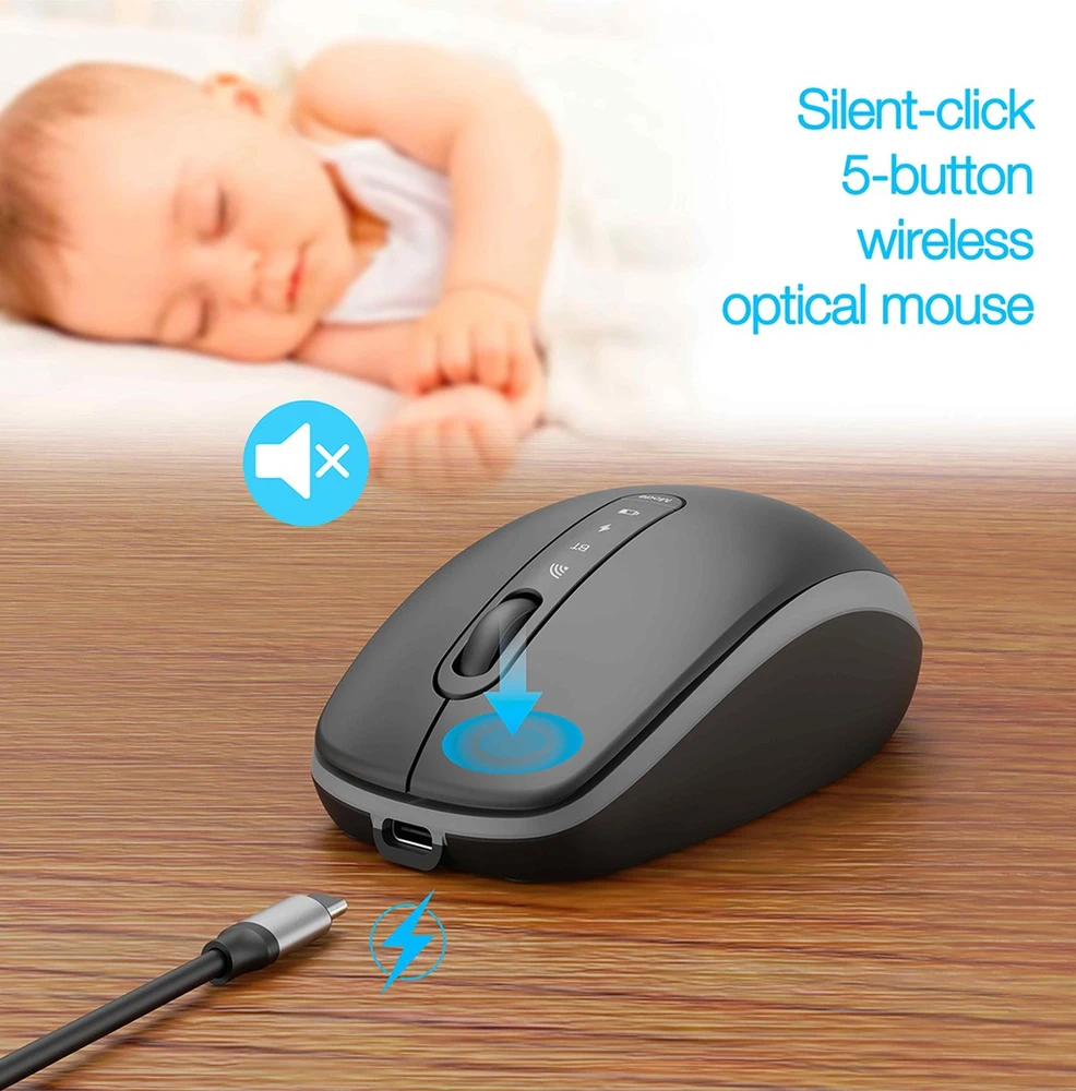 Klaviatūra Gembird KBS-WPS-02 Dual-mode slim wireless desktop set, 2.4G+BT, US išdėstymas
