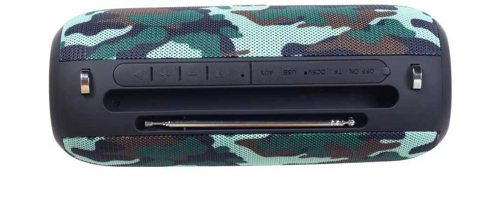 GEMBIRD SPK-BT-17-CM Nešiojamas Bluetooth garsiakalbis su antena Camo