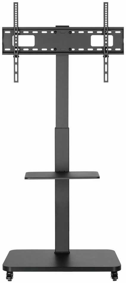 Laikiklis Gembird Grindinis televizoriaus stovas, mobilus ant ratų (sukamasis/pakreipiamas), 32'' - 75'', juoda