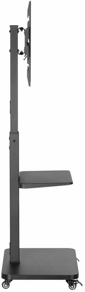 Laikiklis Gembird Grindinis televizoriaus stovas, mobilus ant ratų (sukamasis/pakreipiamas), 32'' - 75'', juoda