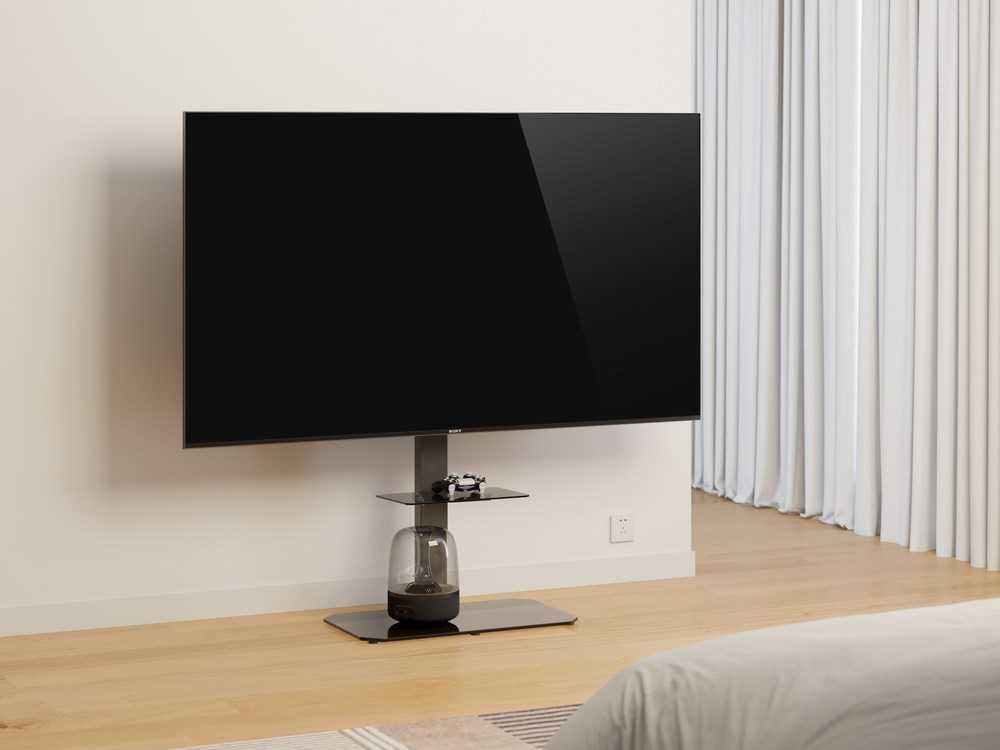 Laikiklis Gembird Televizoriaus stovas, 43" - 86" (juodas)