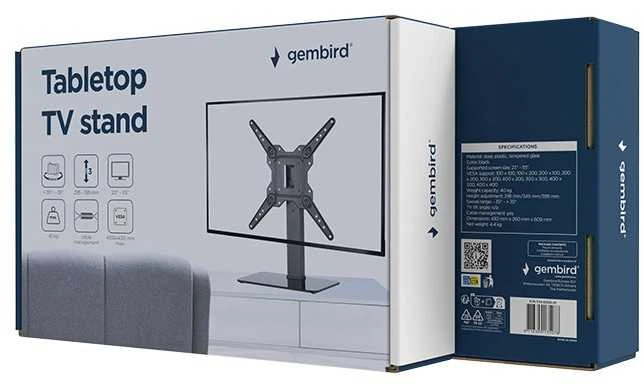 Laikiklis Gembird Stojak pod TV (sukamasis), 23'' - 55''