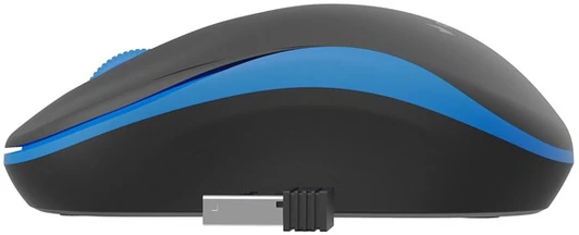 GEMBIRD MUSW-4B-03-B Gembird Optinė belaidė pelė MUSW-4B-03-B, 1600 DPI, nano USB, juodas-mėlynas