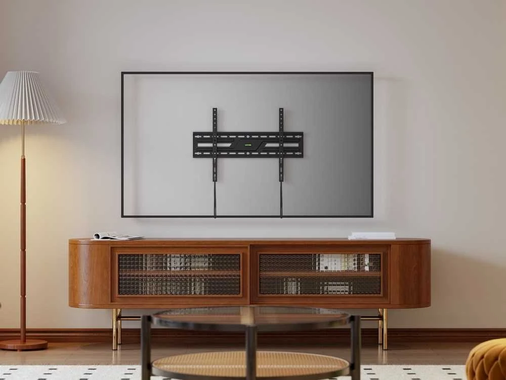 Gembird WM-86F-01 televizoriaus sieninis laikiklis (fiksuojamas), 37”-86”, juodas