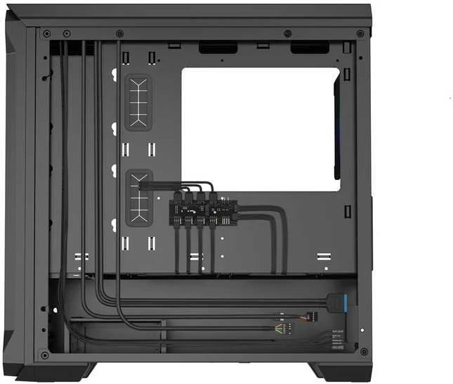 GENESIS IRID 503 ARGB Pc case, Micro tower, 2xUSB 2.0, 2x Jack, 1xUSB 3.0, Juodas | Genesis | IRID 503 ARGB | Juodas | ATX