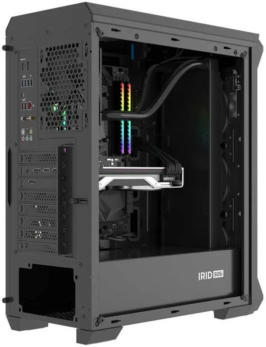 NATEC Genesis PC dėklas Irid 505F Midi bokštas USB 3.0