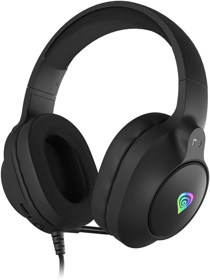 Genesis Ausinės Žaidimams | Neon 213 RGB | su laidu | Over-Ear | Mikrofonas | Juodas
