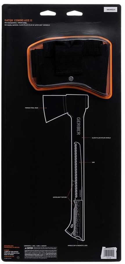 Gerber Hunting Gator Combo Axe II Axe + mini pjūklas