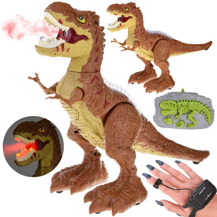 Jokomisiada Gestų kontroliuojamas dinozauras + RC nuotolinio valdymo pultas 2in1 kvėpavimas